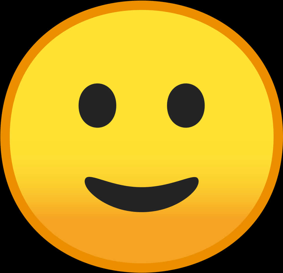 Classic Smiley Face Emoji PNG