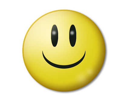 Classic Smiley Face Emoji PNG