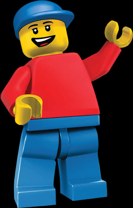 Classic Smiling Lego Minifigure SVG
