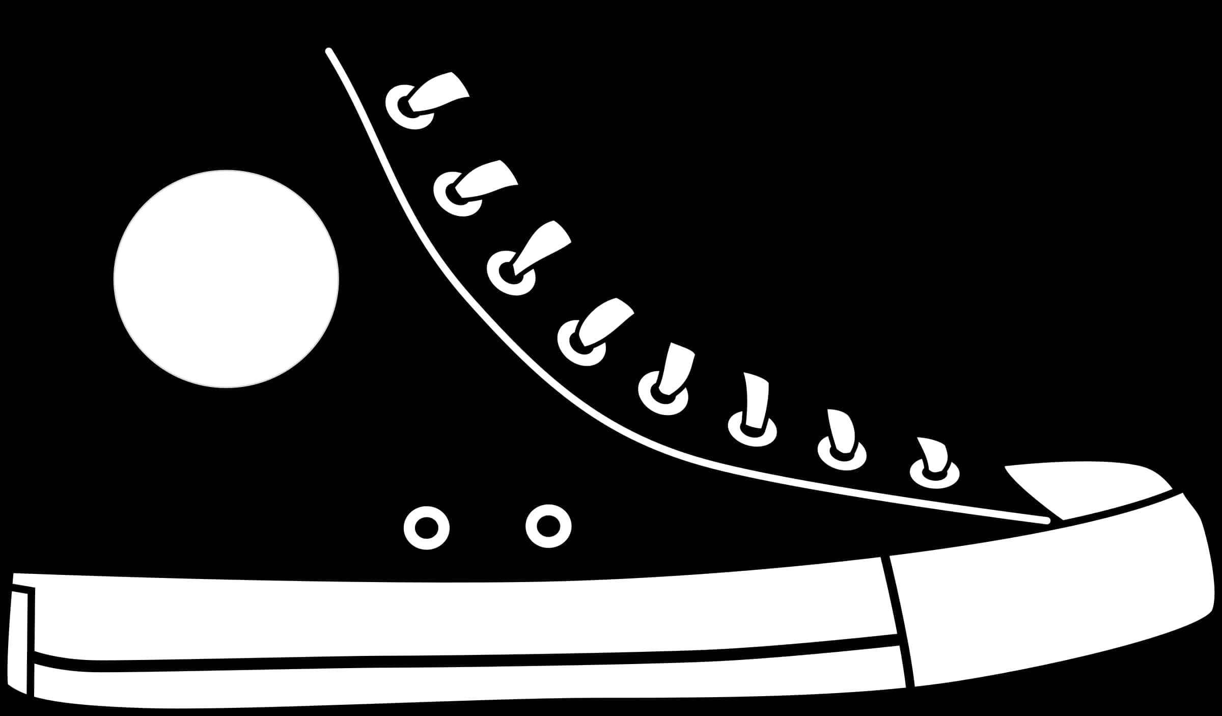 Classic Sneaker Vector Illustration PNG