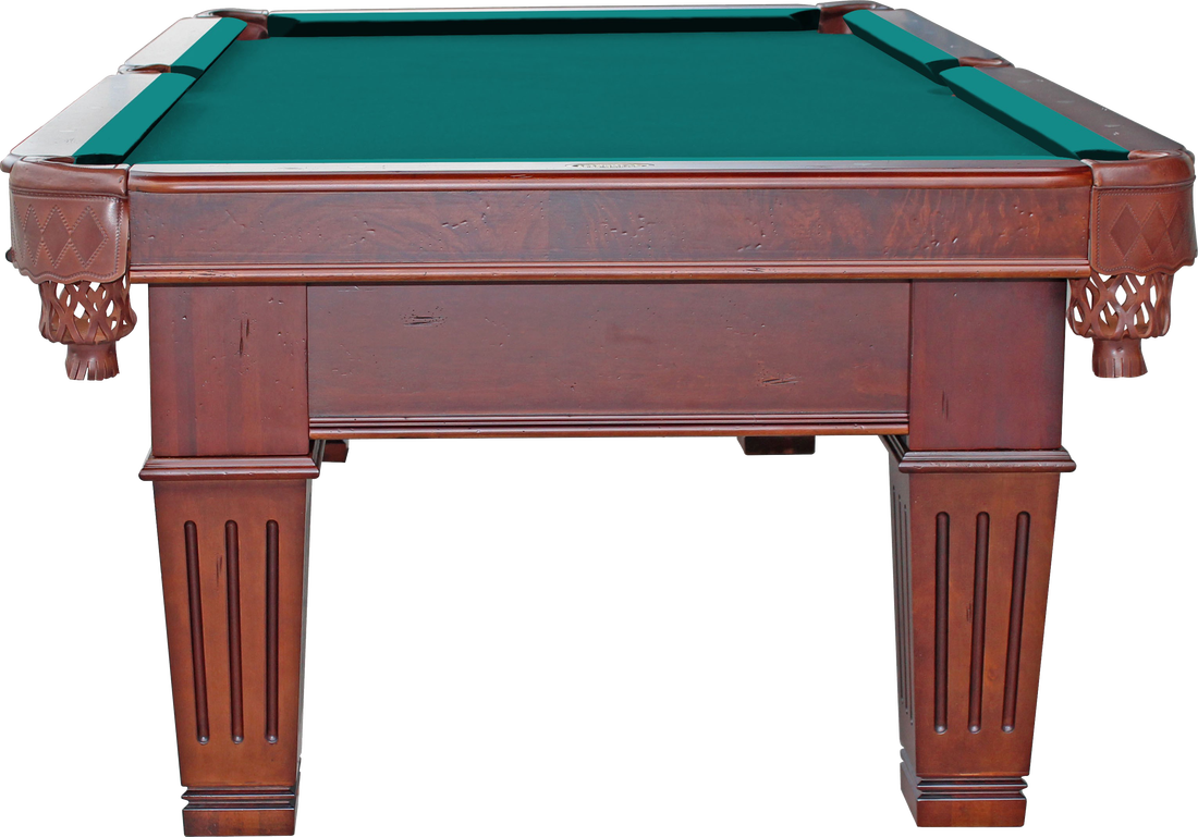Classic Snooker Table Corner View PNG