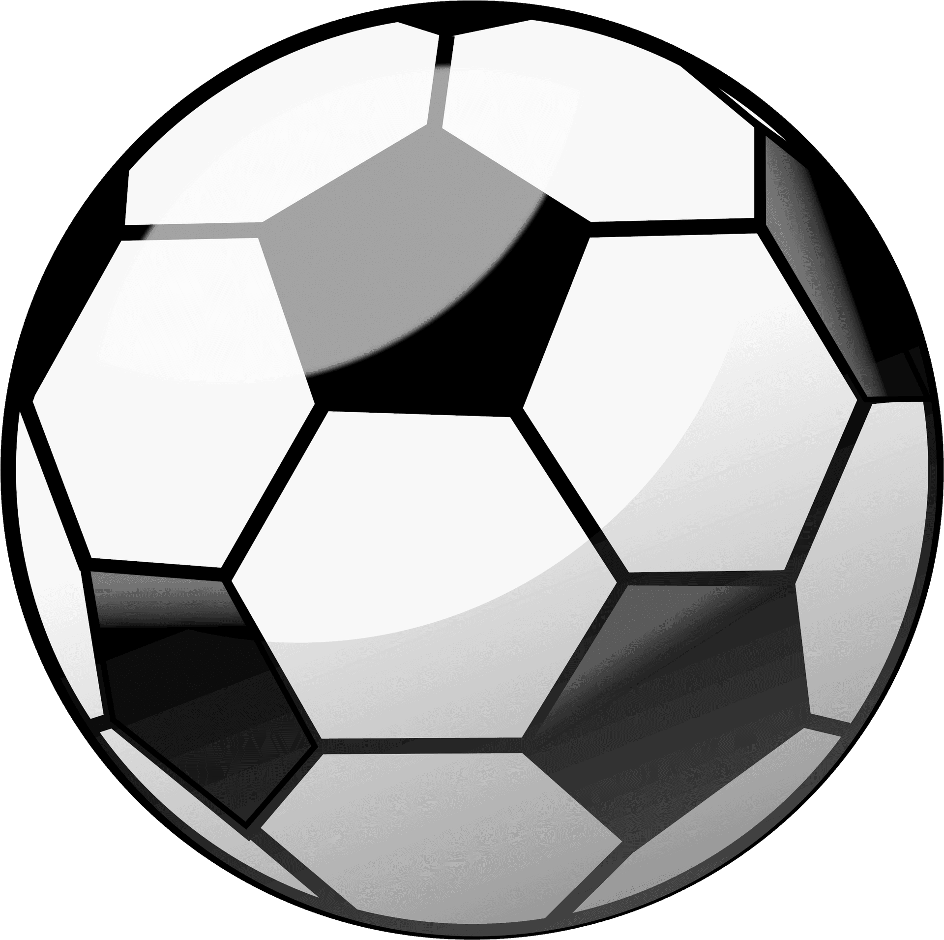 Classic Soccer Ball Clipart PNG