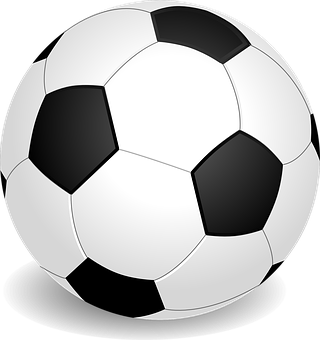 Classic Soccer Ball Graphic PNG