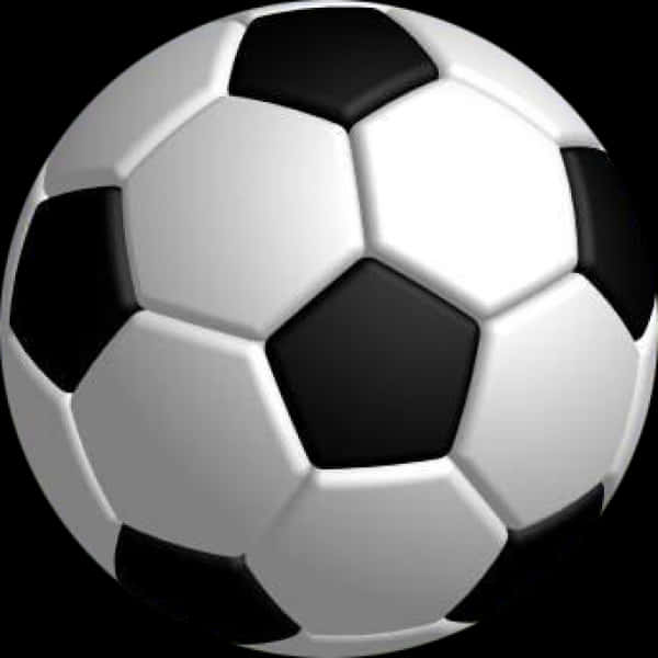 Classic Soccer Ball Graphic PNG