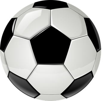 Classic Soccer Ball Graphic PNG