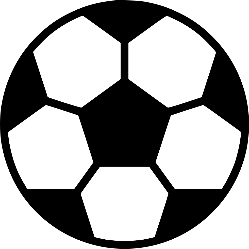 Classic Soccer Ball Icon PNG