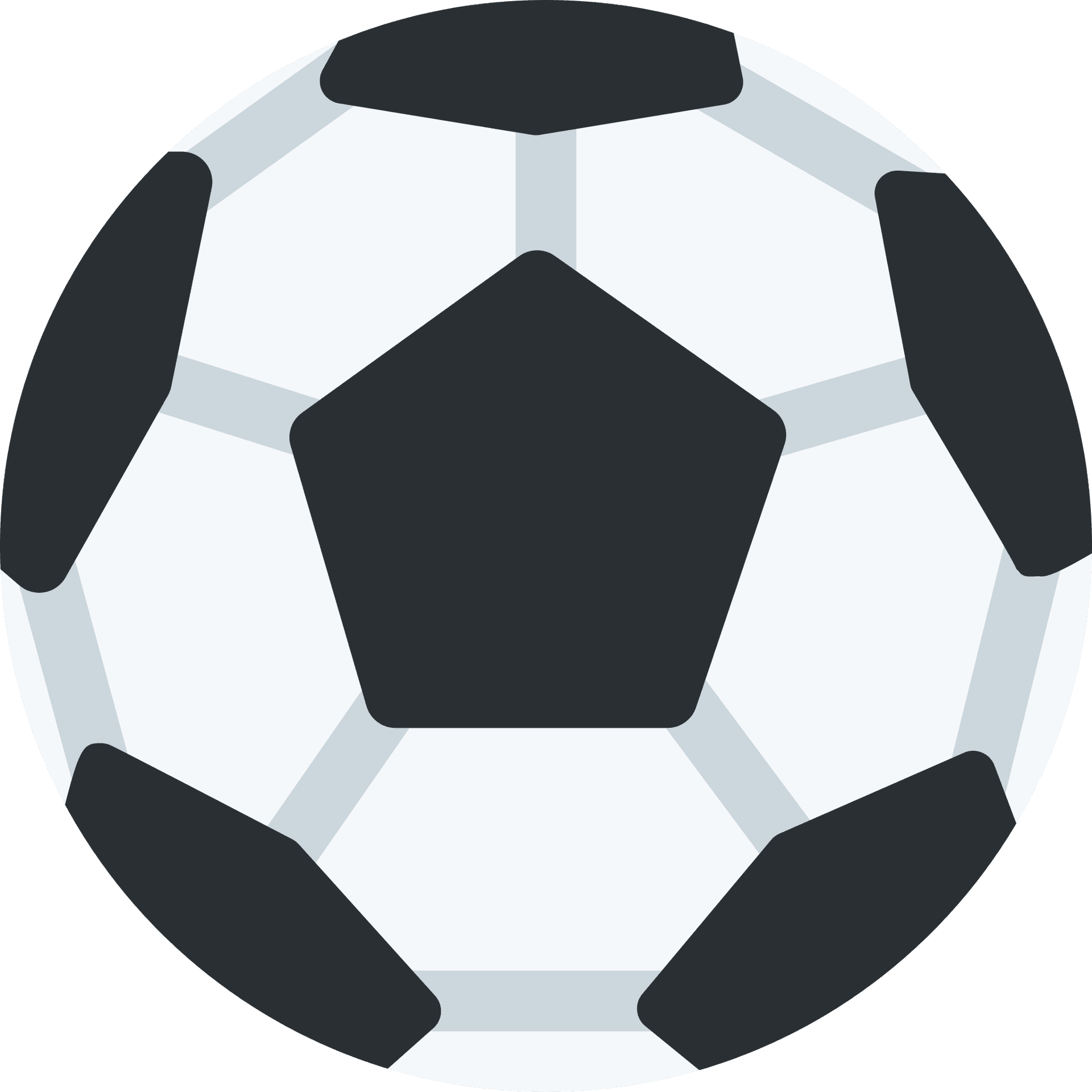 Classic Soccer Ball Icon PNG