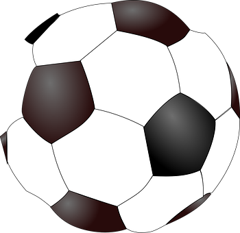 Classic Soccer Ball Illustration PNG
