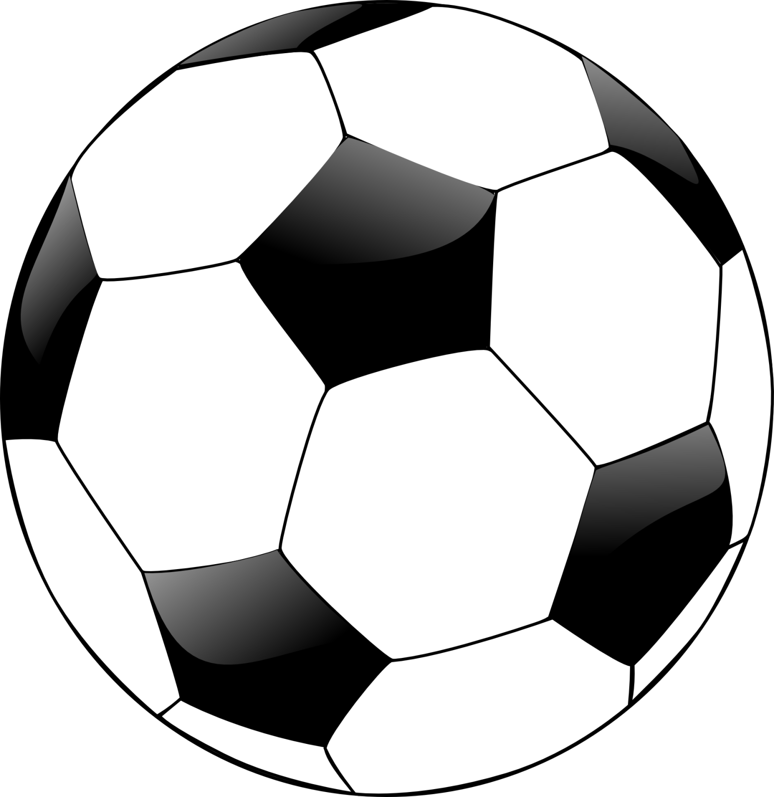 Classic Soccer Ball Illustration PNG