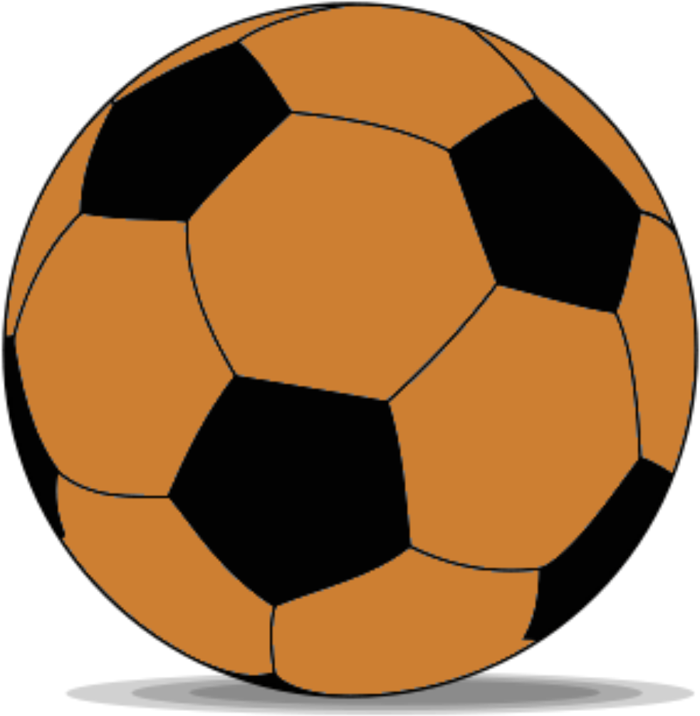 Classic Soccer Ball Illustration PNG