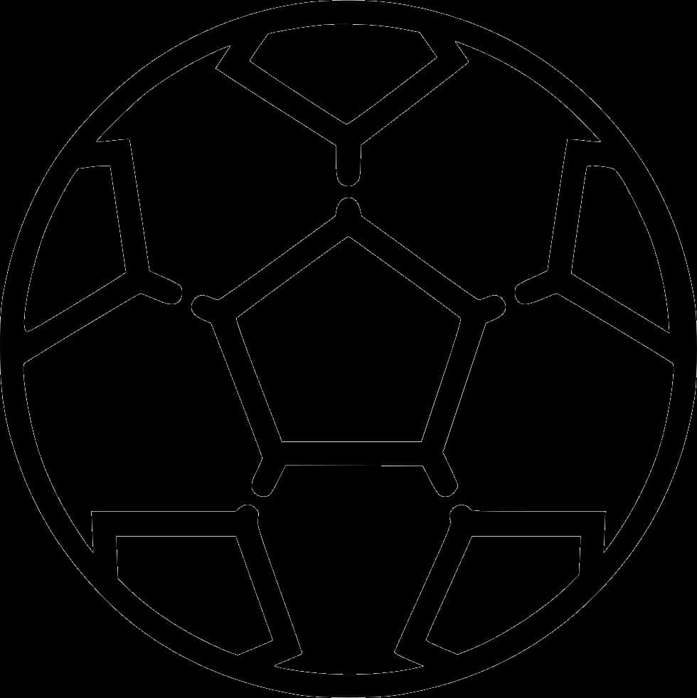 Classic Soccer Ball Pattern PNG