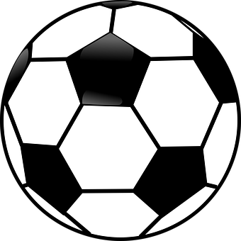 Classic Soccer Ball Vector Illustration PNG