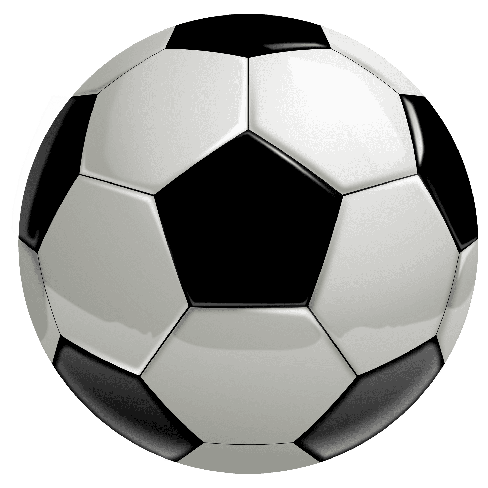 Classic Soccer Ball PNG