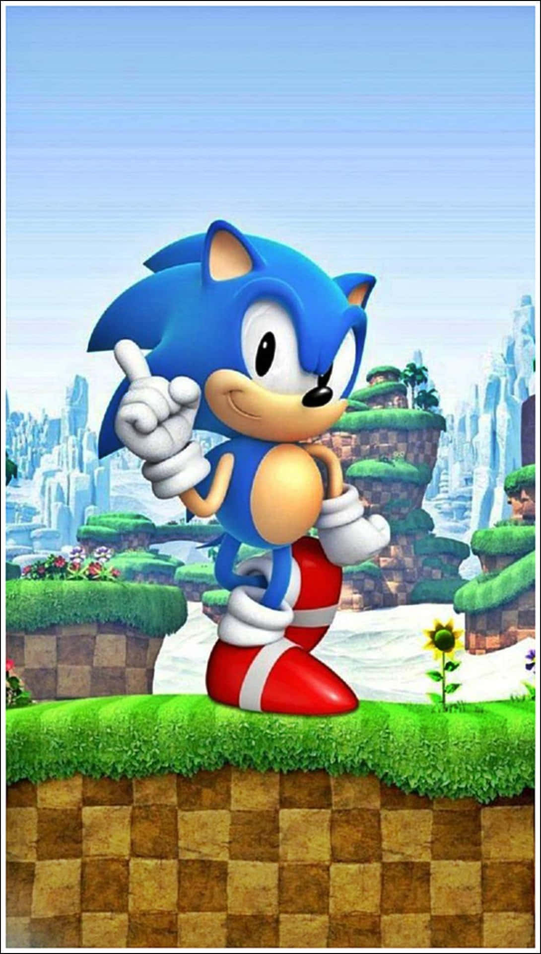 Classic Sonic Gaming Nostalgia Wallpaper