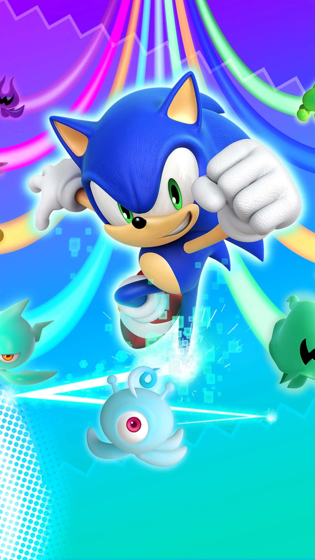 Classic Sonic Wallpaper: Speeding Through the Retro Zone Wallpaper