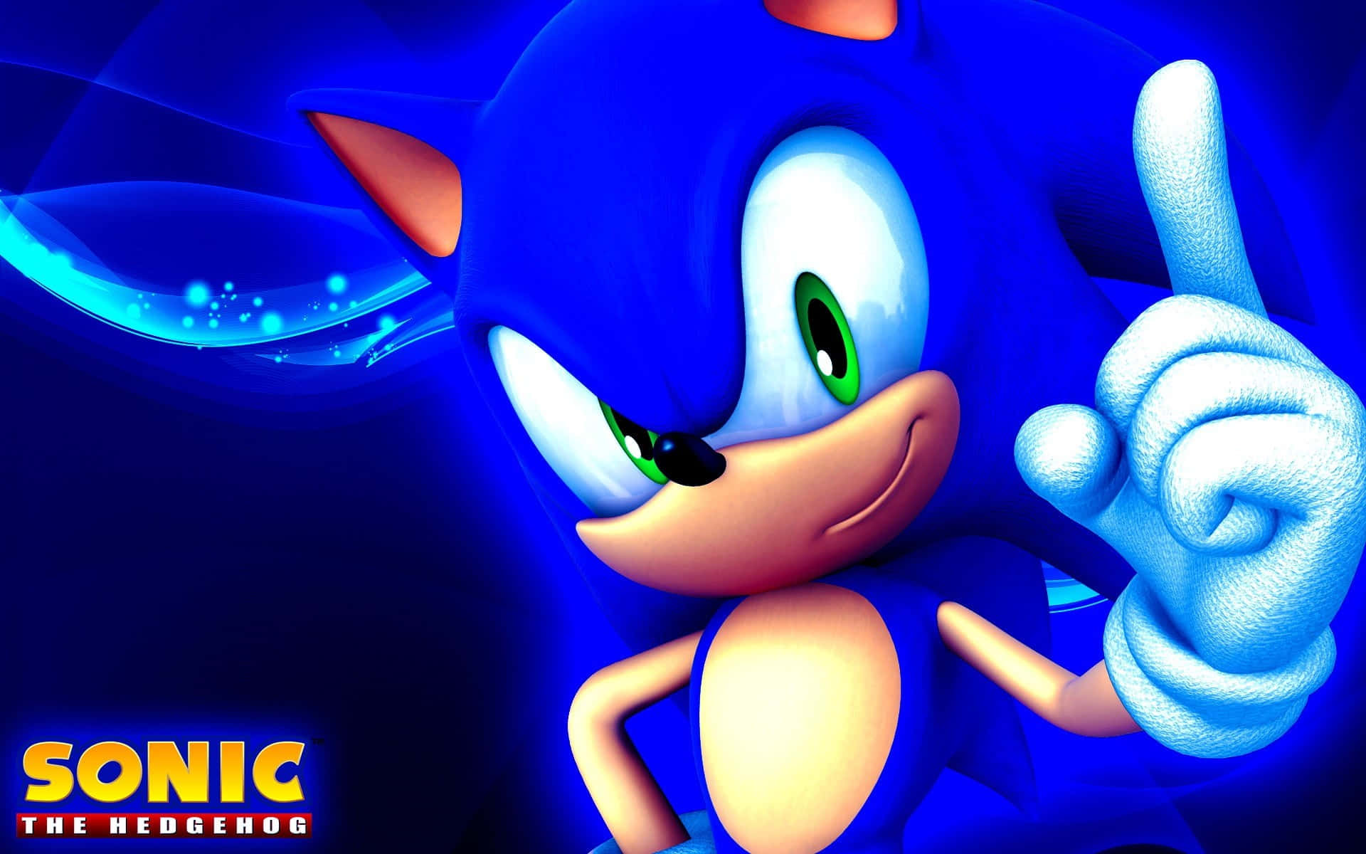 Download Classic Sonic Fan Art Depicting Epic Face-off Wallpaper