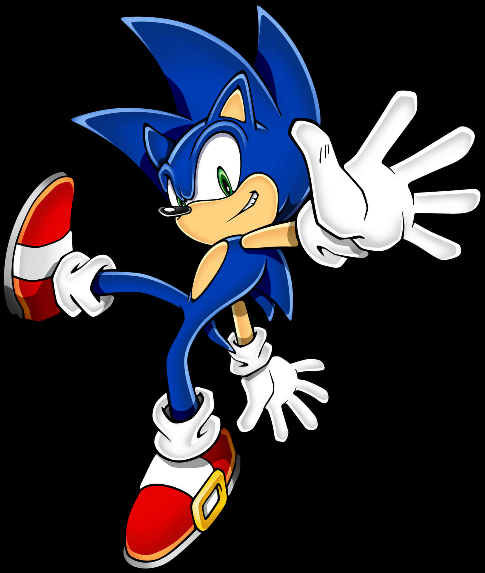 Classic Sonic Pose PNG