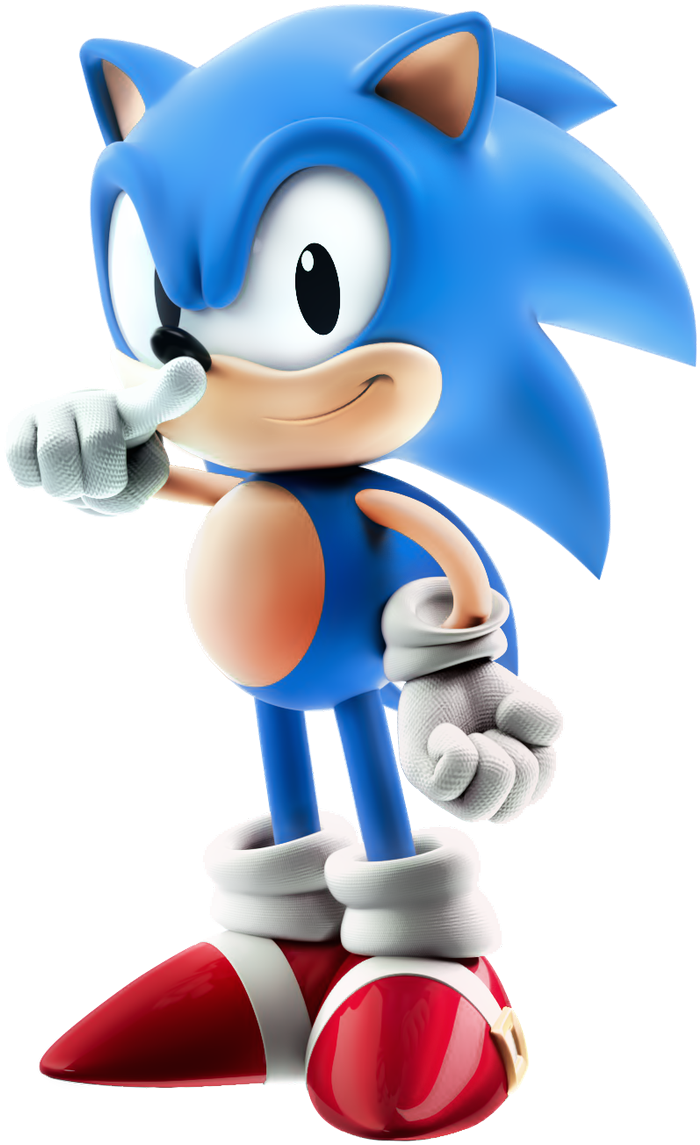 Classic Sonic Pose.png PNG