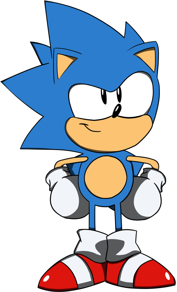 Classic Sonic Pose.png PNG