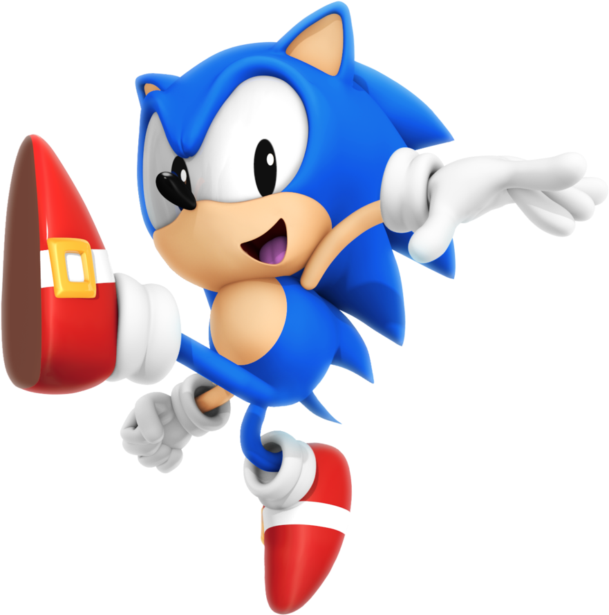 Classic Sonic Pose.png PNG