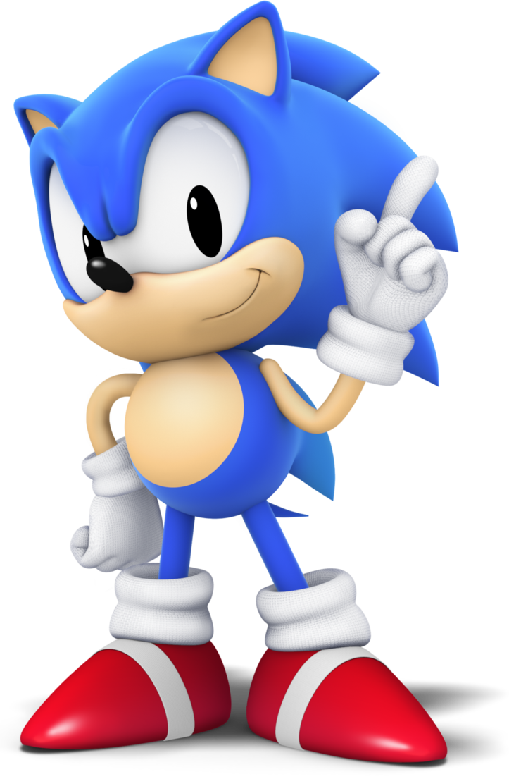 Classic Sonic Pose.png PNG