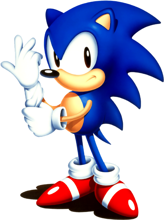 Classic Sonic Pose.png PNG