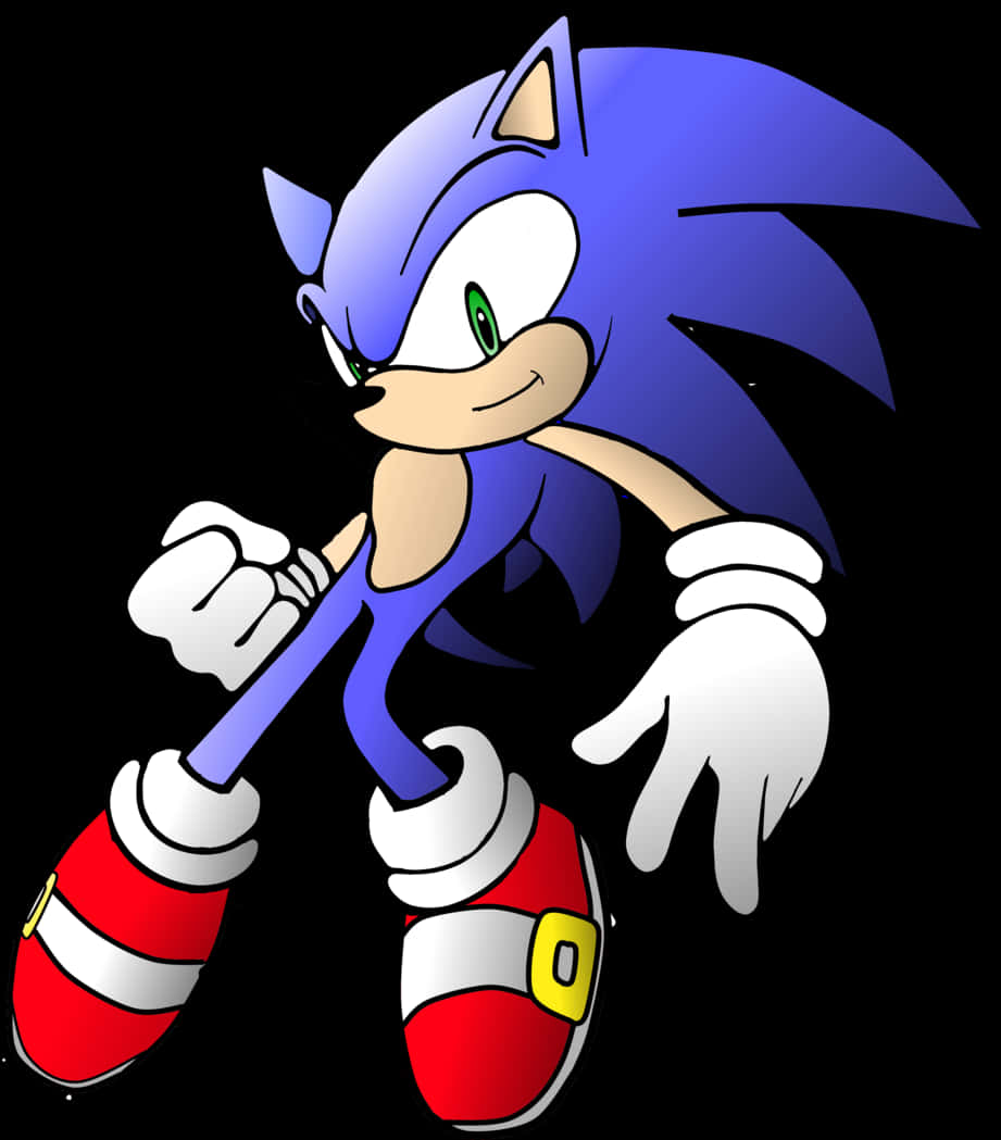 Classic Sonic Pose.png PNG