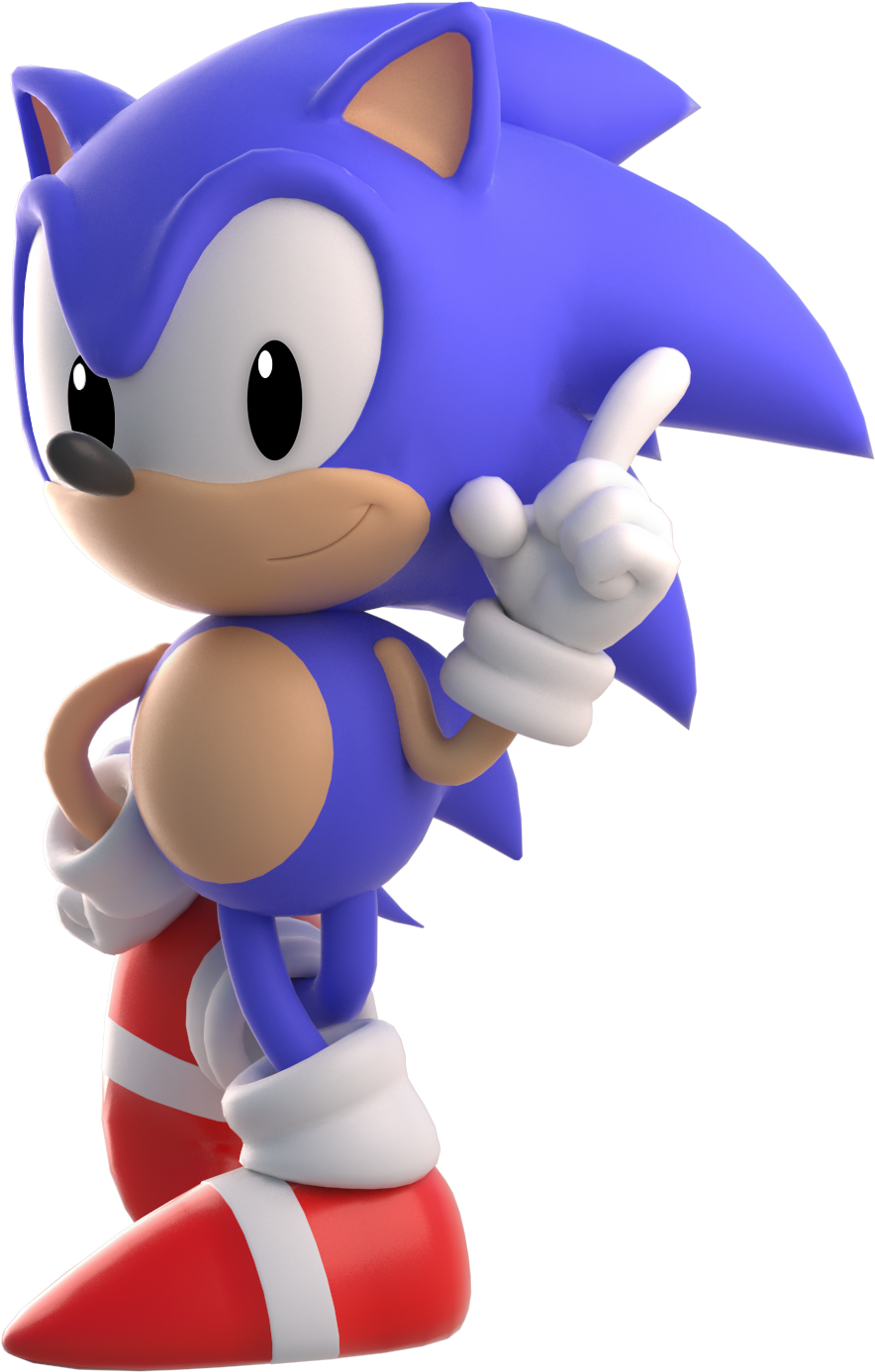 Classic Sonic Pose.png PNG