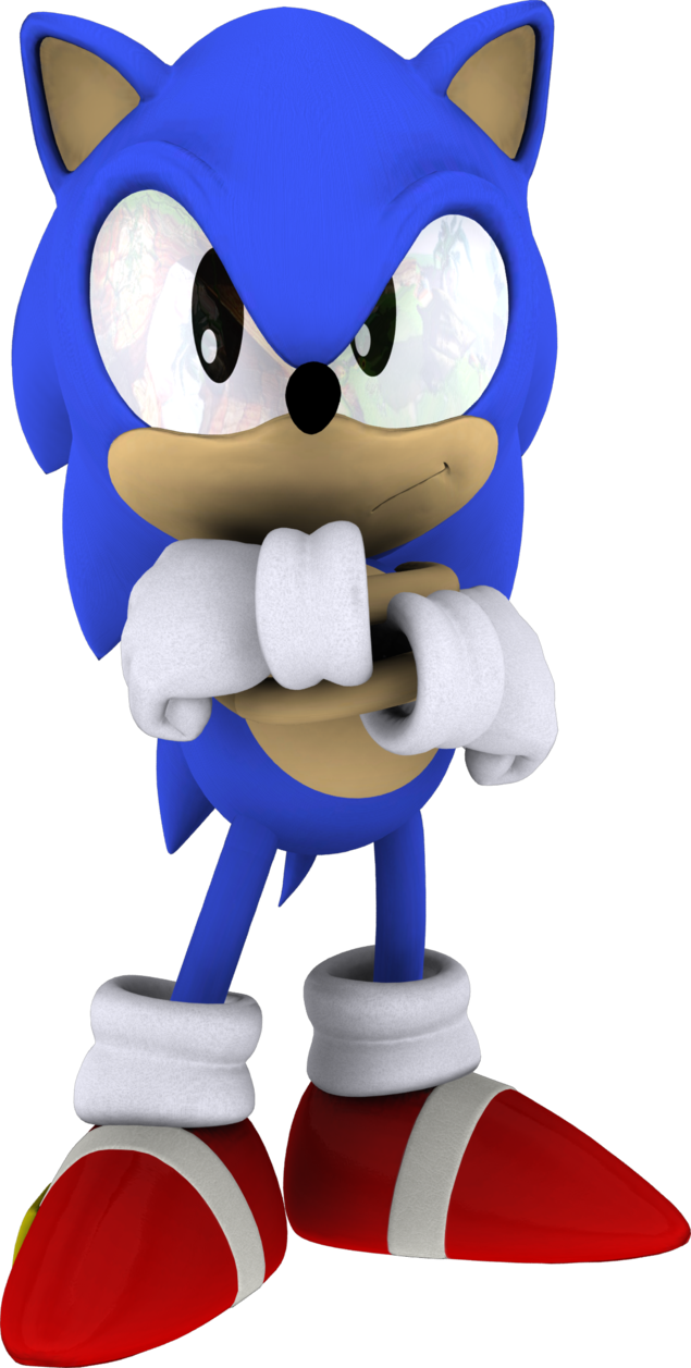 Classic Sonic Pose PNG