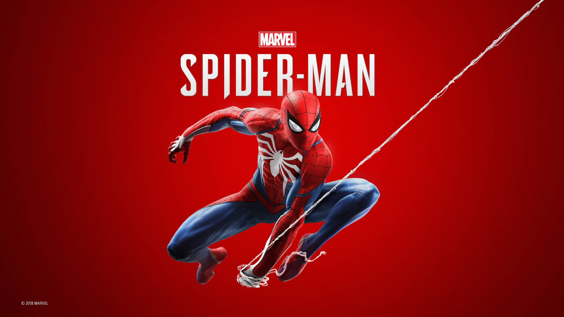 Classic Spider Man Red Art Wallpaper