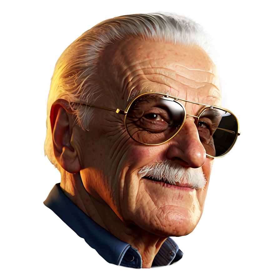 Classic Stan Lee Artist Png Rgi PNG