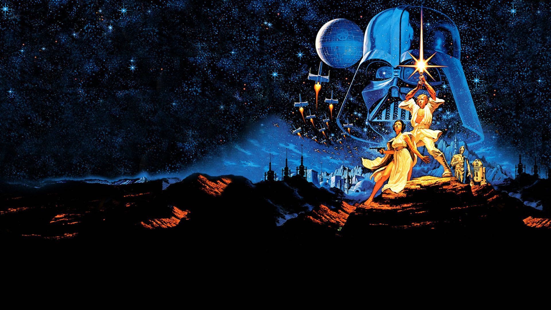 Classic Star Wars scenery Wallpaper