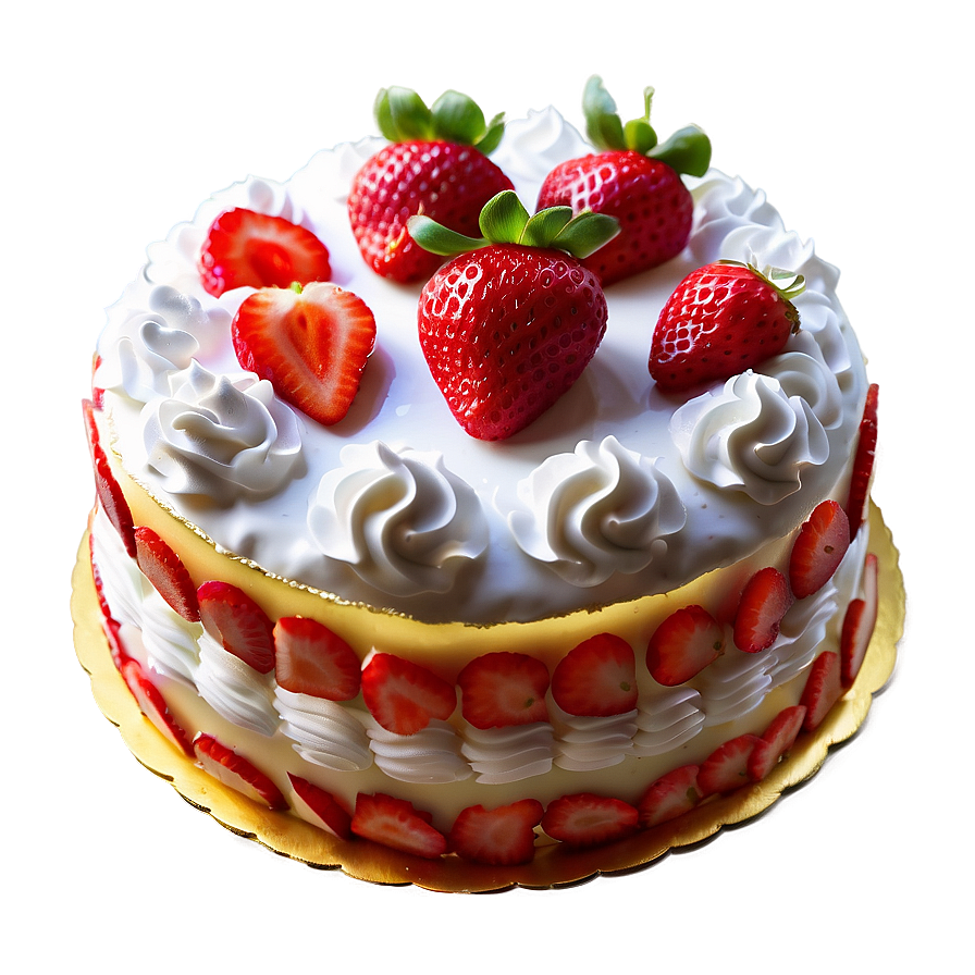 Classic Strawberry Cake Png Tuw99 PNG