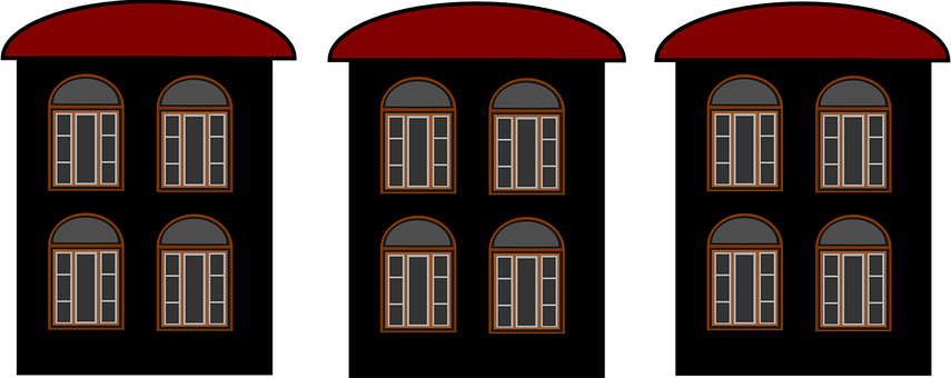 Classic Style Windows Architecture PNG