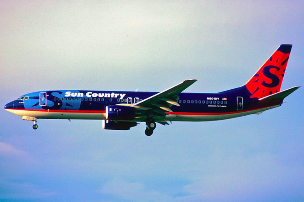 Classic Sun Country Boeing 737 Wallpaper