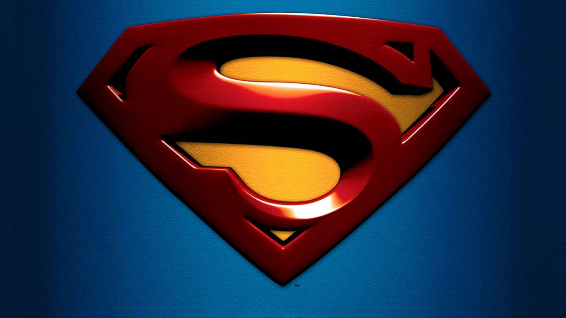 Classic Superman Logo Desktop Wallpaper