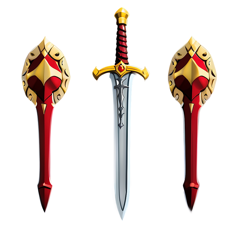Classic Sword And Shield Drawing Png Lcn2 PNG