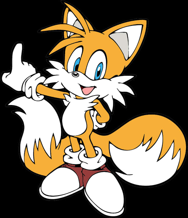 Classic Tails Sonic Series PNG