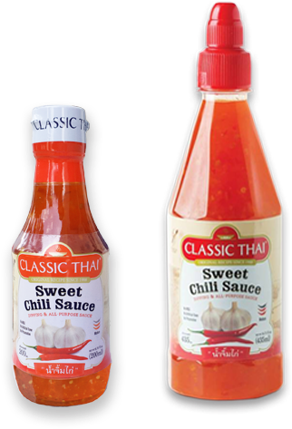 Classic Thai Sweet Chili Sauce Bottles PNG