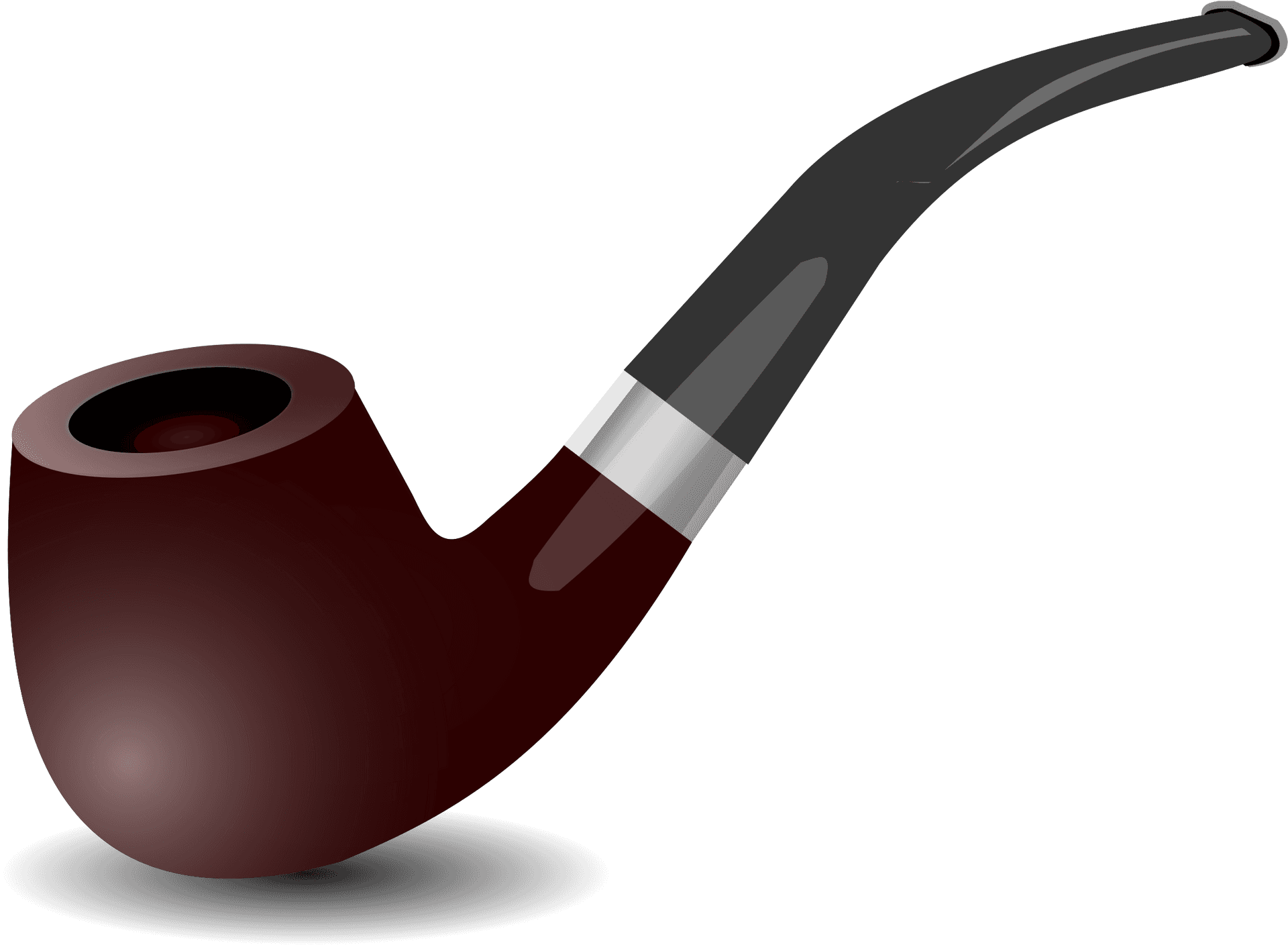 Classic Tobacco Pipe PNG