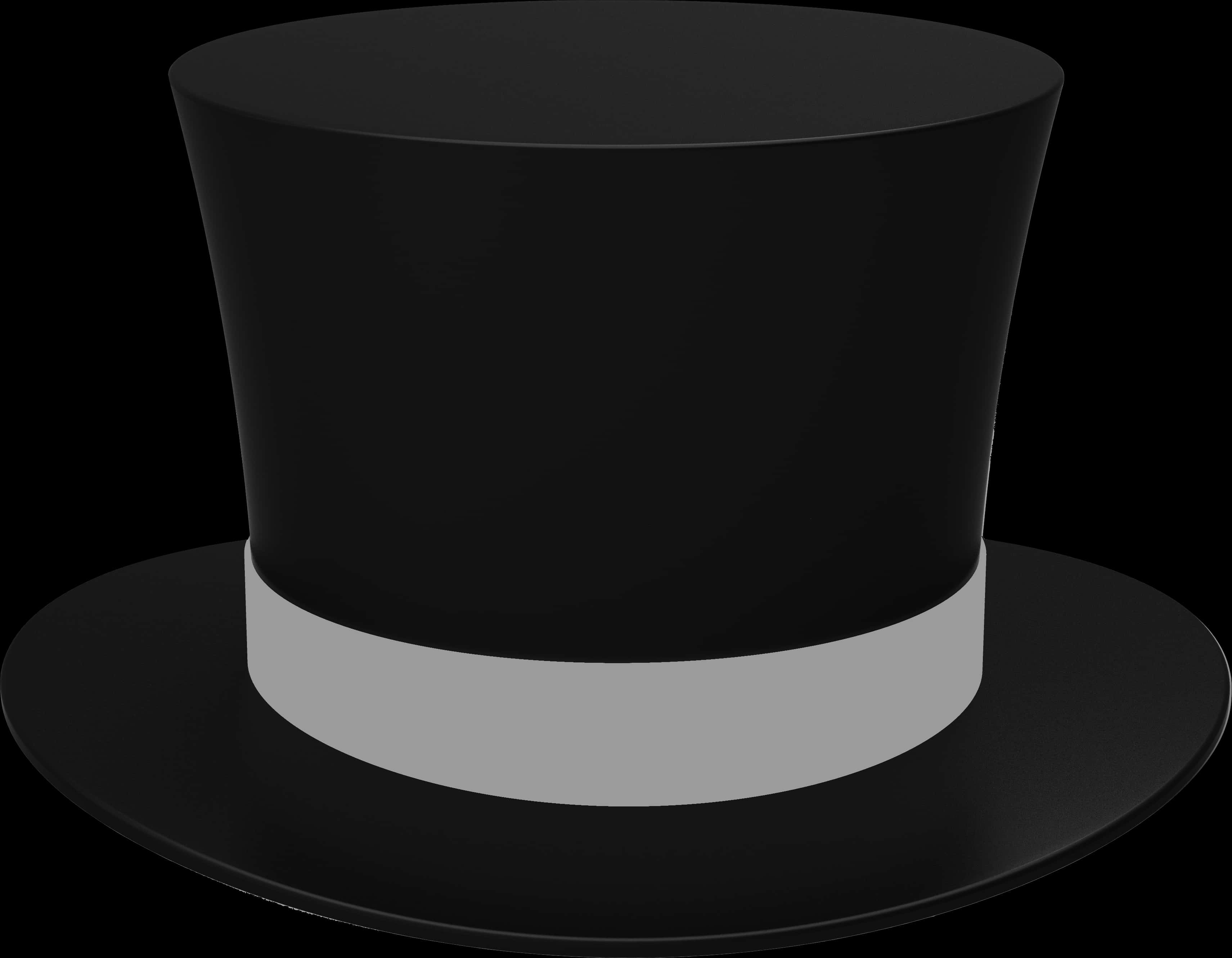 Download Classic Top Hat Black White Band | Wallpapers.com