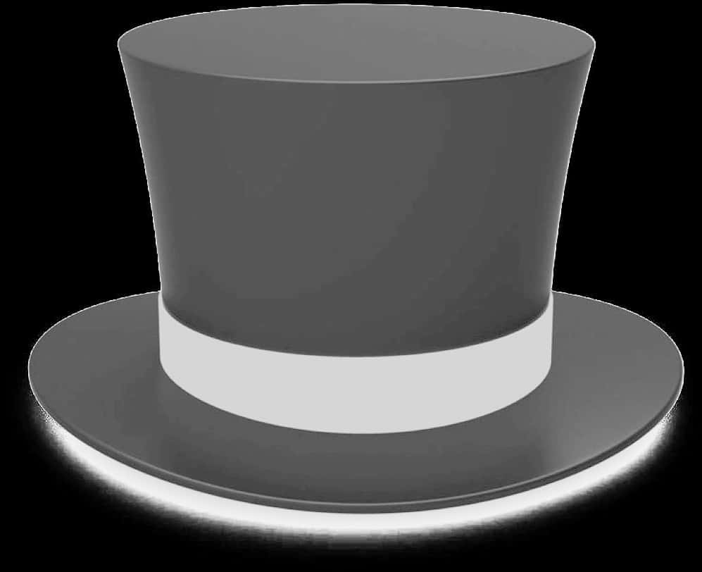 Classic Top Hat Graphic PNG