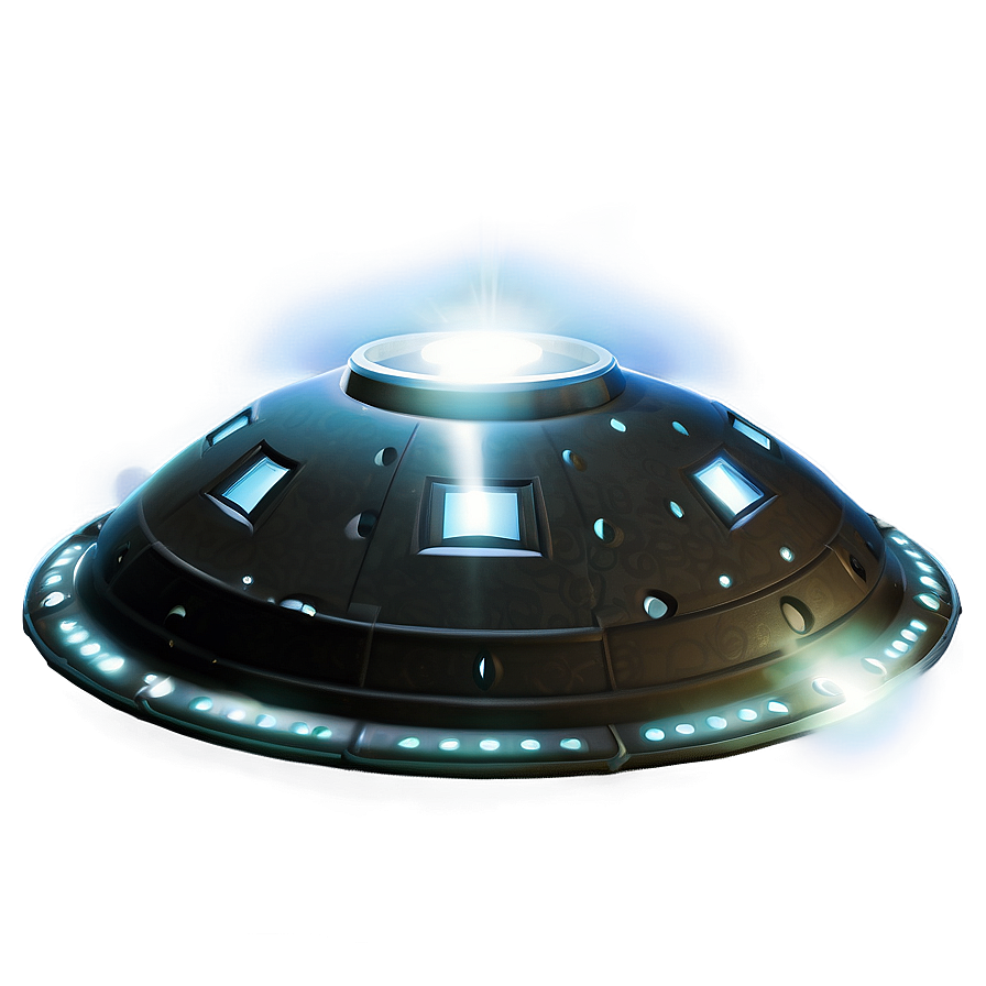 Classic Ufo Flying Saucer Png 06202024 PNG