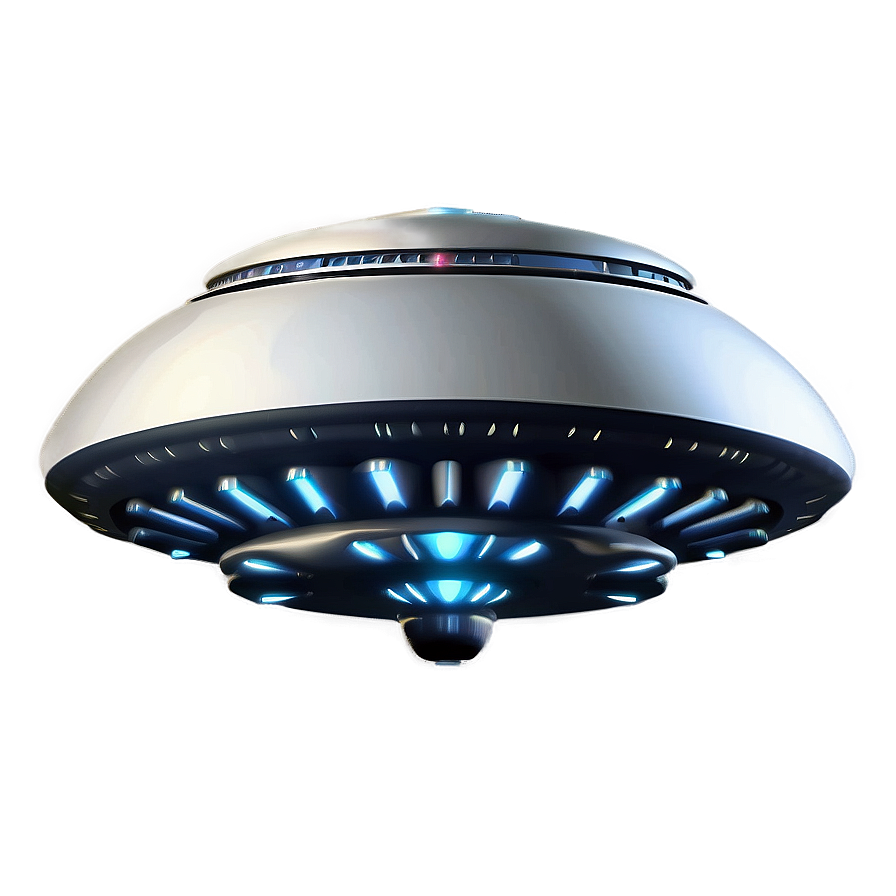 Classic Ufo Flying Saucer Png Bcm12 PNG