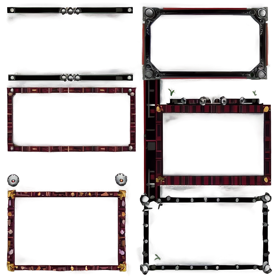 Classic Video Frame Template Png Ilx64 PNG