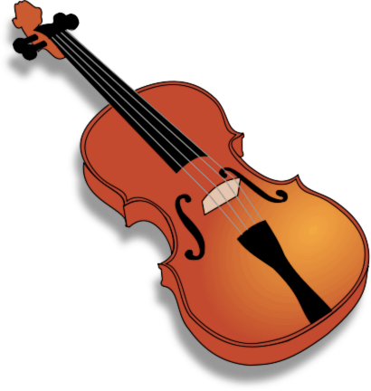 Classic Violin Illustration PNG