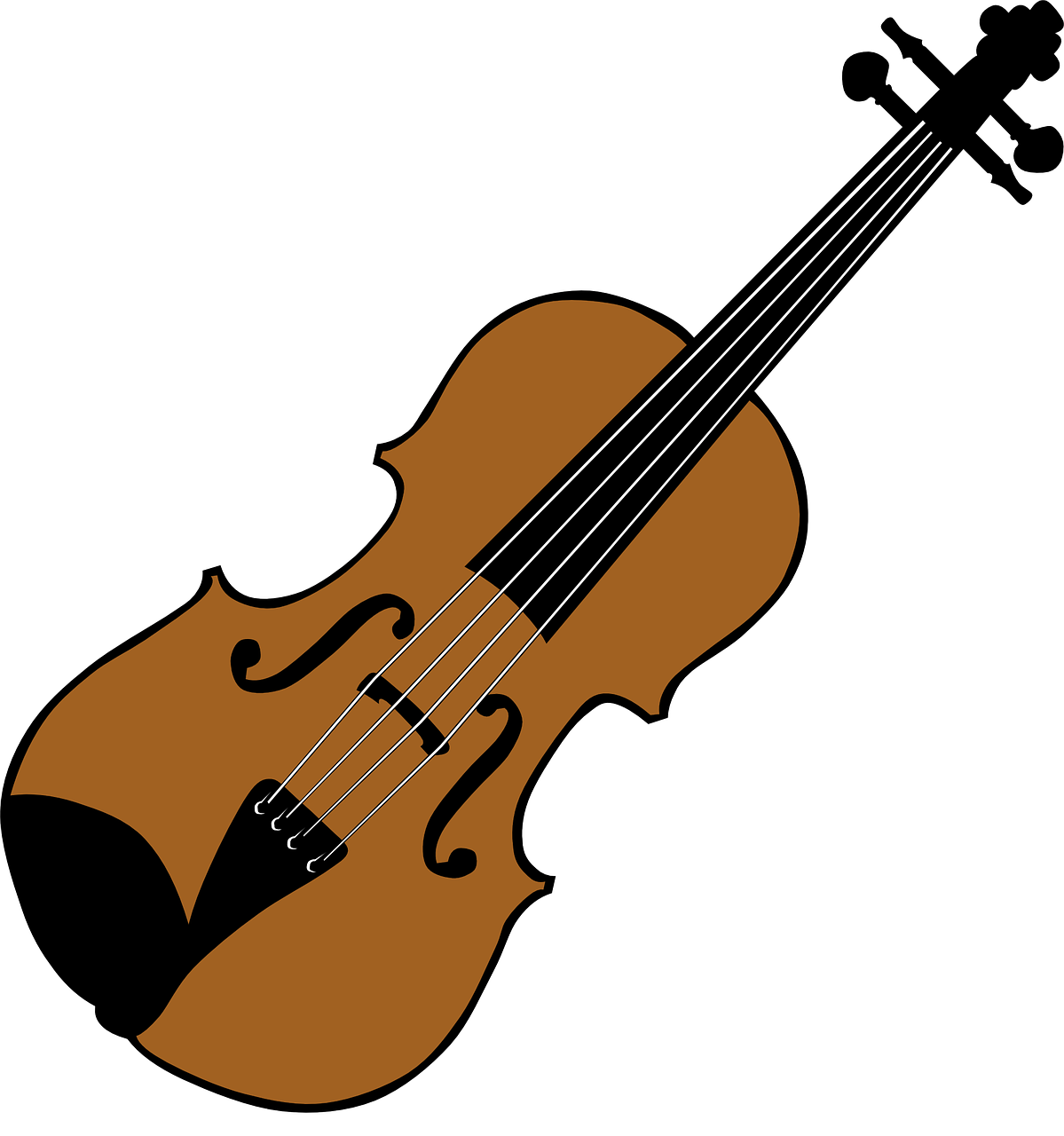 Classic Violin Illustration PNG