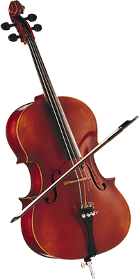 Classic Violin With Bow PNG