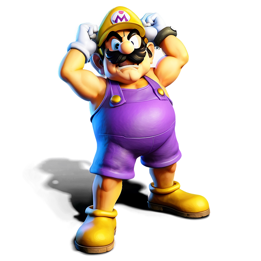 Classic Wario Pose Png 26 PNG