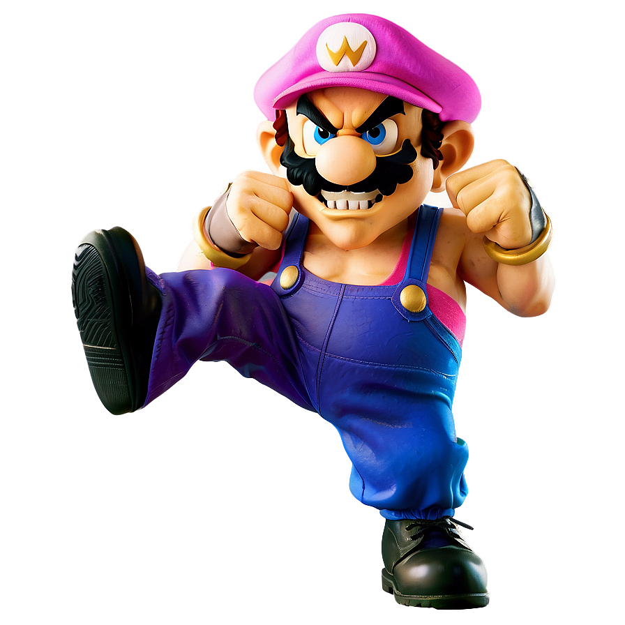 Classic Wario Pose Png Dpj67 PNG